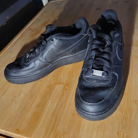 Nike Other - Nike Air Force 1 One Low Black Youth Size 6.5 M